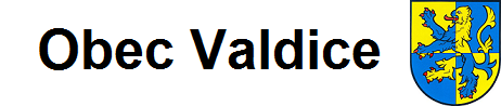 Obec Valdice - logo